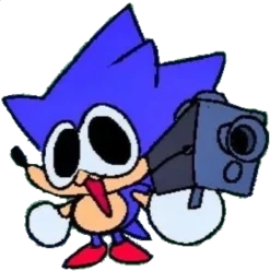 Sonic_with_a_gun emote