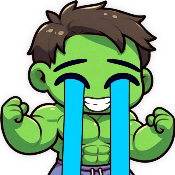 Hulk_CryLaugh emote