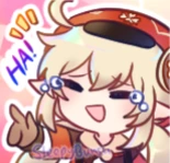 Klee_LaughPoint emote