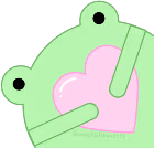 Kawaii_Frog_With_Heart emote