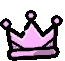 LightPinkCrown emote