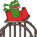 pepeRollercoaster emote