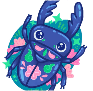 prettybeetle emote