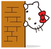 HelloKittyPeek emote