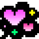 hearts animated emote