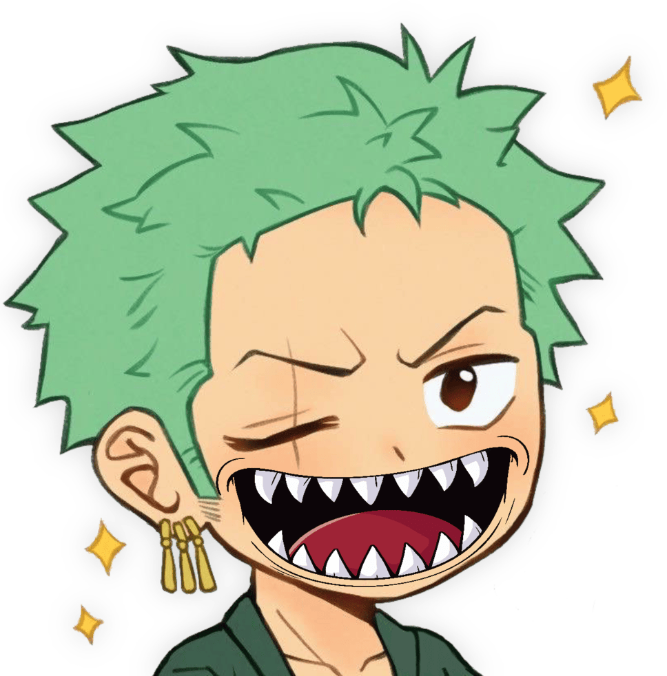 Zoro_SmileEvil static emote