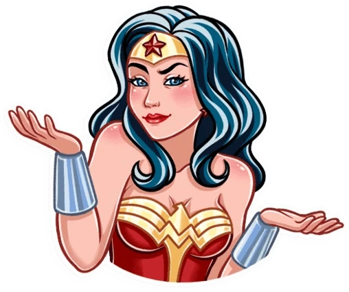 WonderWomanShrug emoji