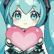 MikuHeart emote