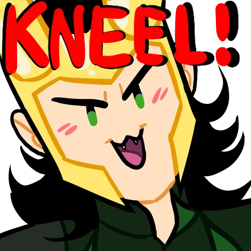 LokiKneel emote