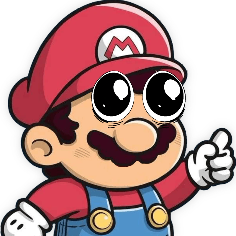 Mario_AdorableStare emote