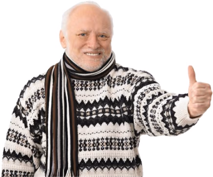 HaroldThumbsUp emote