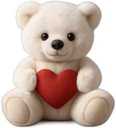 White_teddybear emote