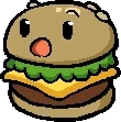 SuprisedBurger emote