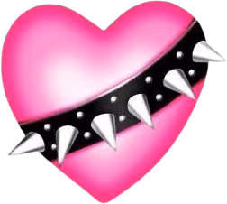 pinkheart_bulldogcollar emote
