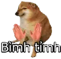cheemsbinhtinh emote