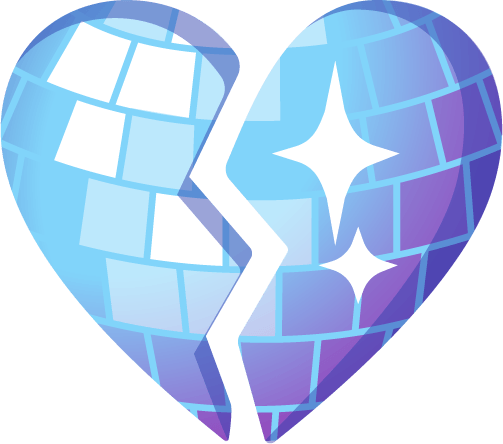Disco_broken_heart static emote