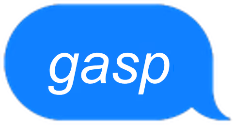 iMessageGasp emote