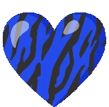 Blackdarkblueheartgif emote