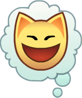 Animal_Jam_Thought_Happy emote