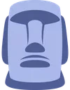 blurpleMoyai static emote