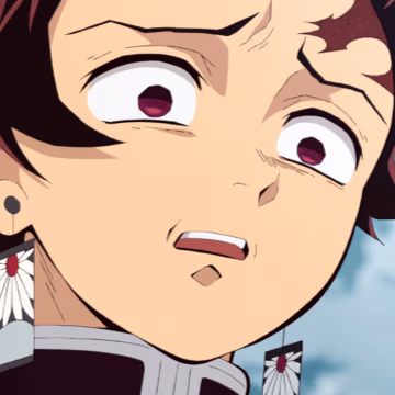 TanjiroWeirdFace emote