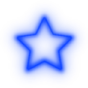 blue_neon_star emote