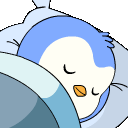 PenguSleep animated emote