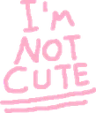 ImNotCute emoji