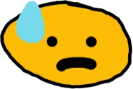 sweat emoji