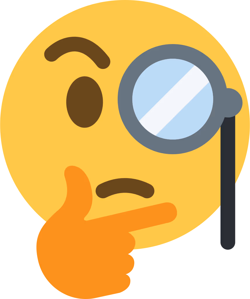 Monoclethink emote