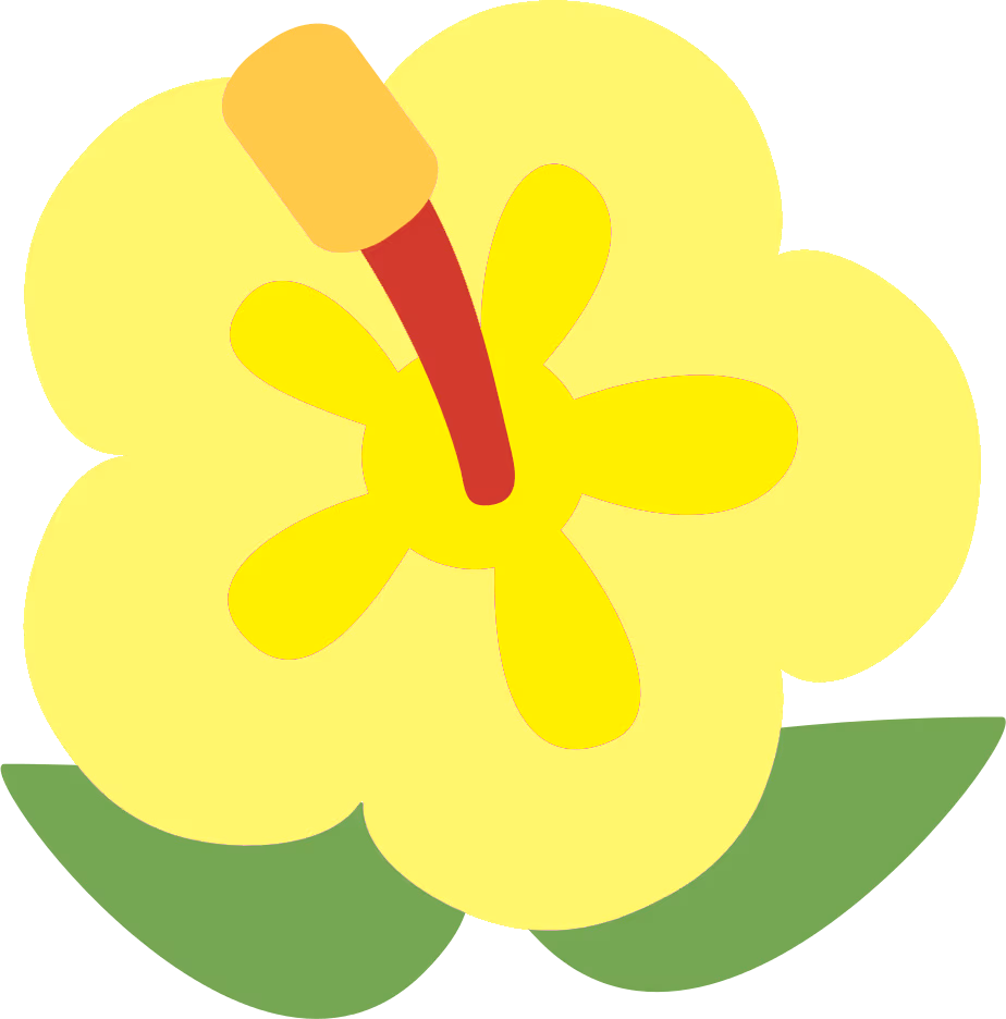 yellow_hibiscus emote