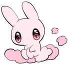 PinkCloudBunny emote