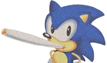 SonicSmokingWeed emote