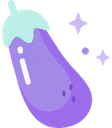 Eggplant emote