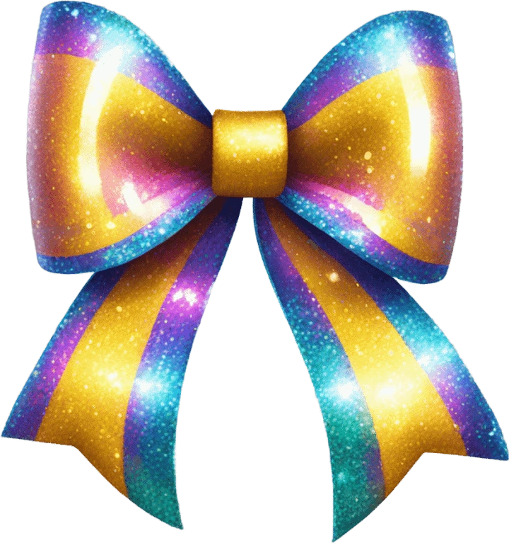 Glitterbow emote