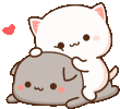 Peach_and_goma animated emote