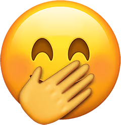 blush_hand_over_mouth sticker