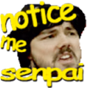 NoticeMeSenpai emote