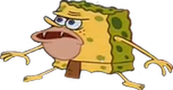 spongebobCaveman emote