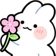 BunnyFlower emote