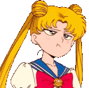 SailorMoonAnnoyed animated emote