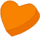 darkorangecandyheart emote
