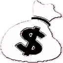 cashbagwhite emote