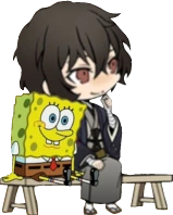 Dazai_n_Spongebob emote