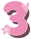 Pink_three_heart_flower emote