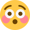 BlushSurprisedEmoji emote