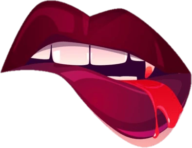 VampyLipBite emote