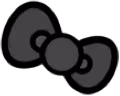 blacksanriobow emote