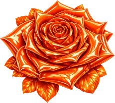 3dorangeshinyrose emote