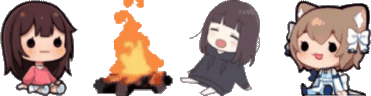 camping animated emote